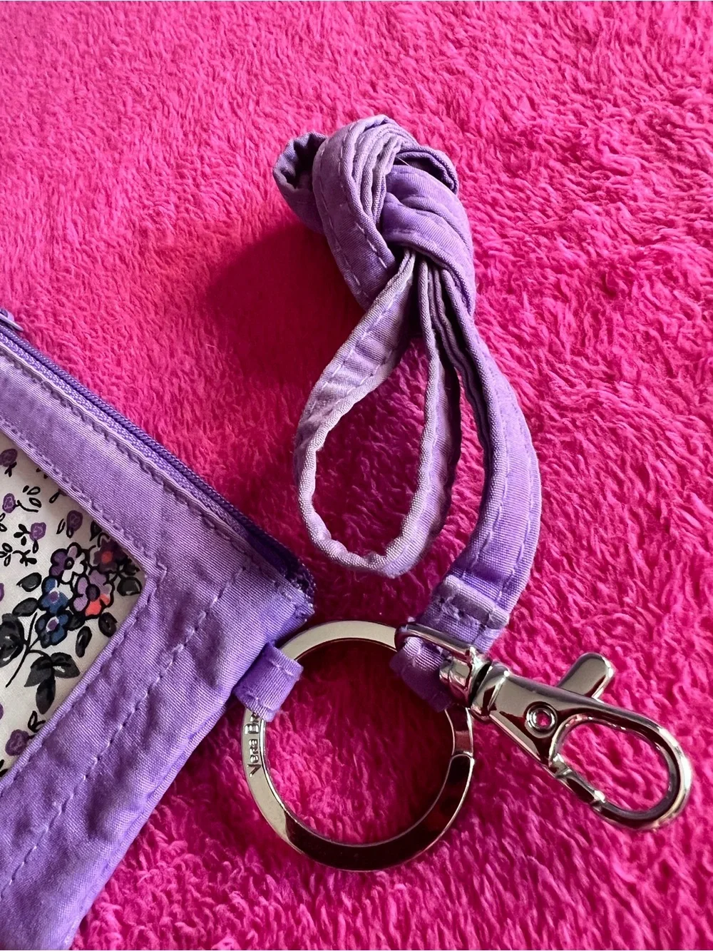 Mokara Orchid Zip ID Lanyard Combo Vera Bradley - Picture 4 of 5